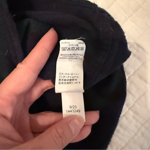 L.L. Bean Men's Dark Plaid Button Down Flannel Shirt Size XXL - Picture 10 of 10